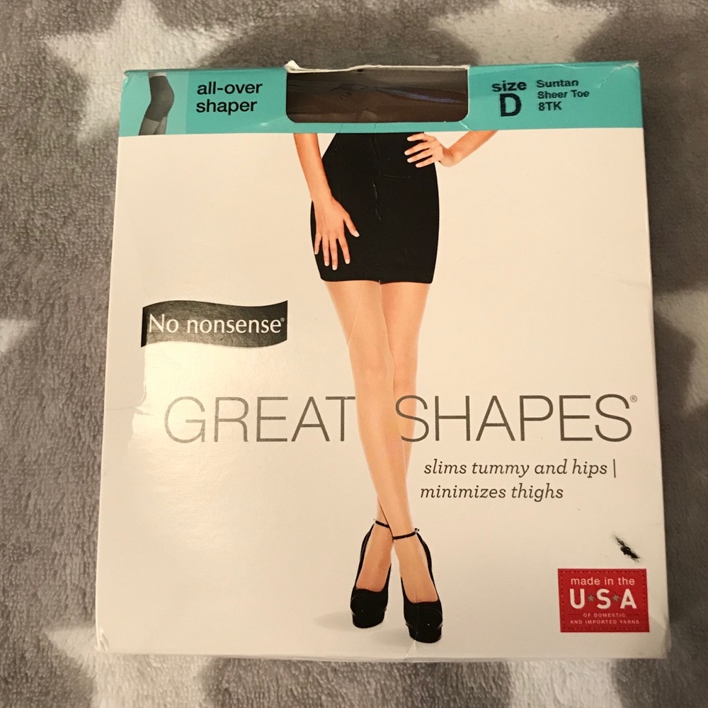 No nonsense, great shapes pantyhose size D